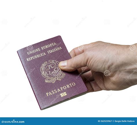 The italian passport stock image. Image of international - 262523967