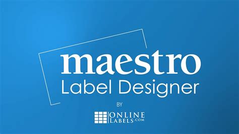 Maestro Label Templates