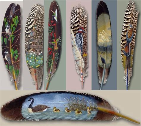 Native American feather paintings | Feather art, Feather painting, Julie thompson