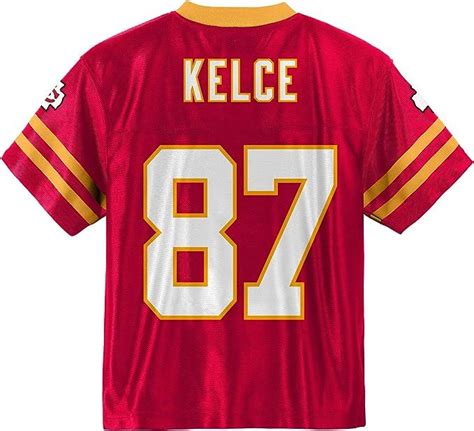 Travis Kelce Kansas City Chiefs Red Youth Jersey