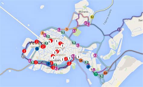 Venice Open Data - View Vaporetto Routes in Real Time