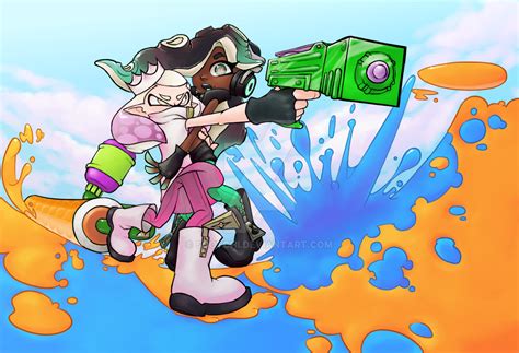 splatoon 2 pearl and marina by scotchi on DeviantArt