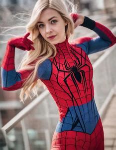 Gwen Stacy Spider Woman Cosplay Fancy Dress Face Swap ID:890815