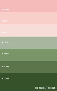 20 Best Bedroom Colour Combination Ideas : Green and Pink Colour Scheme | Farbinspiration, Grüne ...