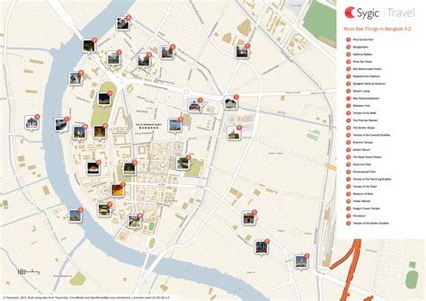 Complete Tourist Attractions Map of Bangkok Thailand | About BTS Bangkok Thailand Airport Map