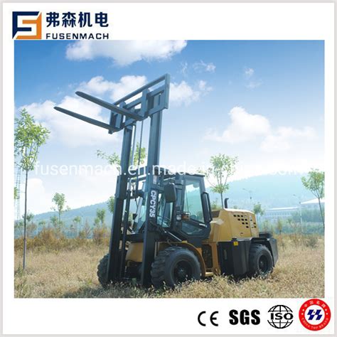 All Terrain Forklift 4 Wd Diesel Forklift with Ce - Forklift Parts and ...