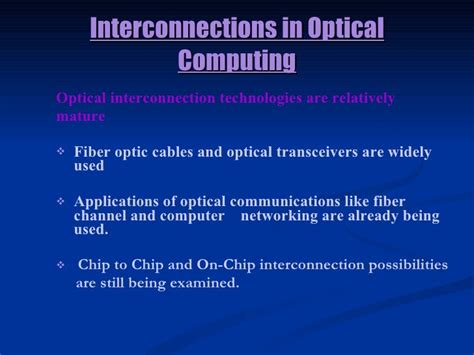 Optical Computing Technology