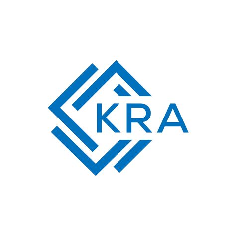 KRA letter logo design on white background. KRA creative circle letter logo concept. KRA letter ...