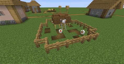 Wooden Chicken Coop Tutorial - Minecraft Designs | Minecraft designs ...