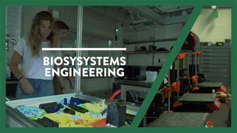 Biosystems Engineering - YouTube