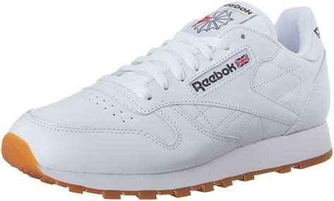 Reebok Men's Classic Leather Sneaker, White/Gum, 10 M US | Corals