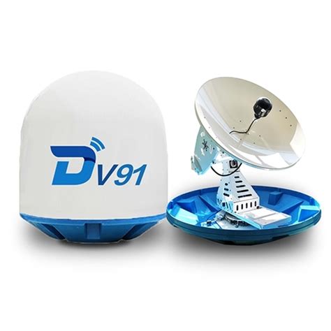 Ditel V91 90cm Marine Antenna Dish Satellite Ship GPS Antennas Vsat Dish Ku Band Portable ...