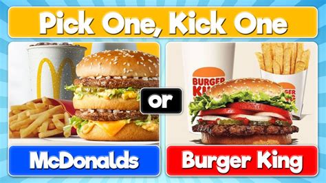 Pick One Kick One Junk Food edition !! - Bombofoods