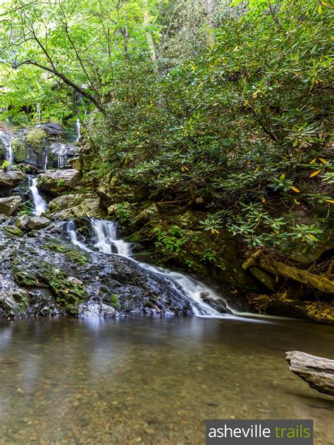 Hike to the tumbling Catawba Falls waterfall in North Carolina's Pisgah National Forest Catawba ...