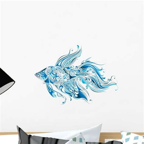 Tropical Fish Wall Decal by Wallmonkeys Peel and Stick Graphic (18 in W x 13 in H) WM244041 ...