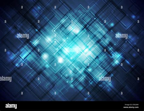 Dark blue hi-tech background Stock Photo - Alamy