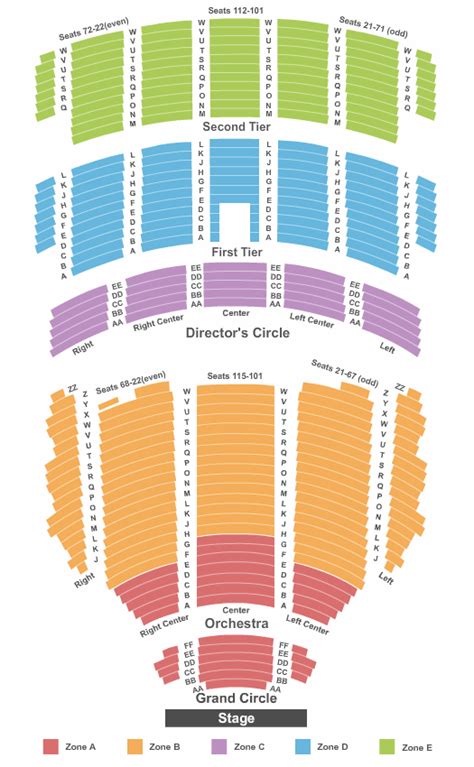 The Benedum Center Seating Chart - Pittsburgh