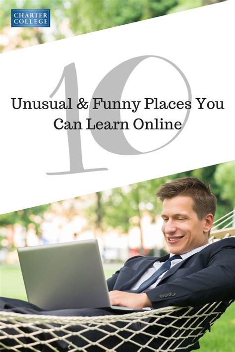 10 Unusual and Funny Places You Can Learn Online | Online learning, Online student, Learning