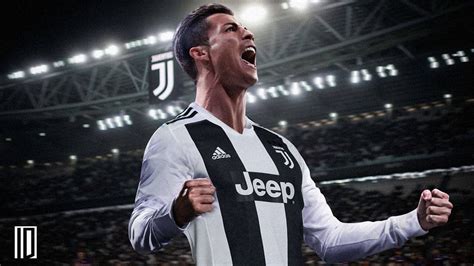 Download Cristiano Ronaldo Cool Juventus Jersey Wallpaper | Wallpapers.com