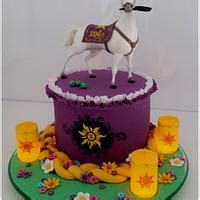 Maximus & Rapunzel cake - Decorated Cake by Au pays de - CakesDecor