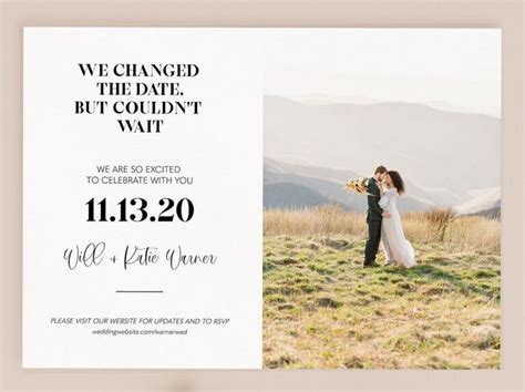 Elopement Announcements: 20+ Card and Wording Ideas