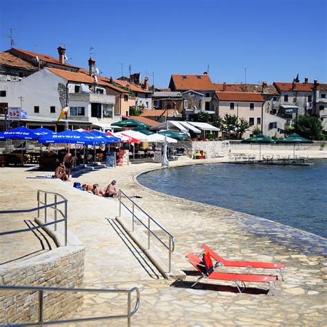 Croatia - Istria - Umag - Town Beach sq - a photo on Flickriver