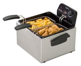 Stainless Steel Dual Basket ProFry™ immersion element deep fryer - Deep Fryers - Presto®