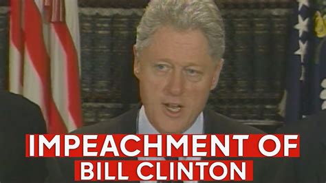 Bill Clinton Impeachment: Looking back to December 1998 as Washington ...