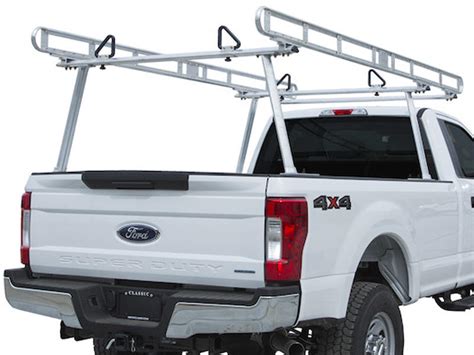 Buyers 1501400 Clear Anodized Aluminum Pickup Truck Ladder Rack