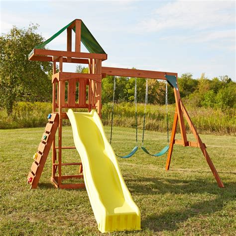 Scrambler Swing Set | Backyard playset, Swing, slide, Backyard trampoline