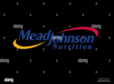 Mead Johnson, Logo, Black background Stock Photo - Alamy