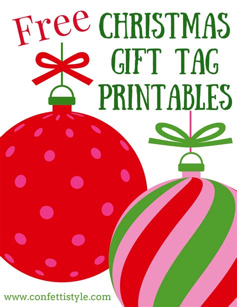 Free Christmas Gift Tags Printable - vrogue.co