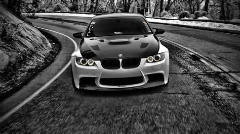 🥇 Black and white cars grayscale bmw m3 wallpaper | (28956)