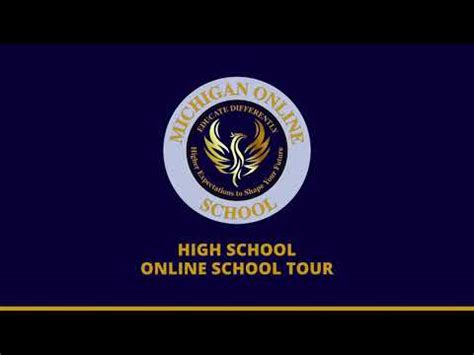 Michigan Online School - Online high school tour - YouTube