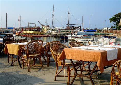 Harbourside Restaurant stock photo. Image of napkin, food - 1342234