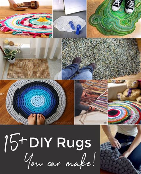 15+ DIY Rug Ideas - How to Make a Rug on scratchandstitch.com