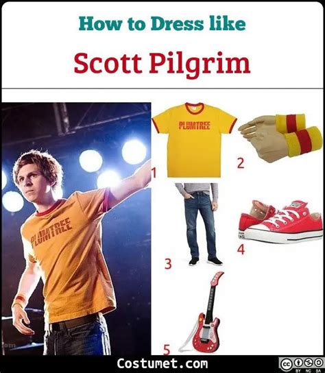 Scott Pilgrim & Ramona Flowers Costume for Cosplay & Halloween