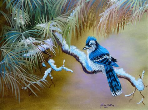 Blue Jay Beauty mixed oil and acrylic | Animal portraits art, Blue jay, Pet portraits