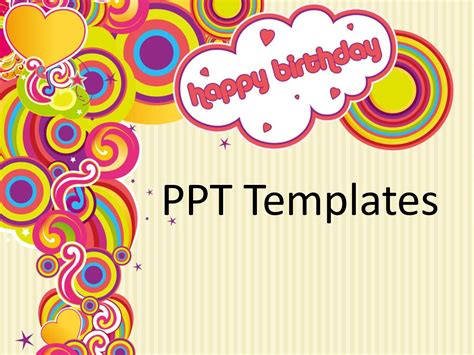 Powerpoint Birthday Template