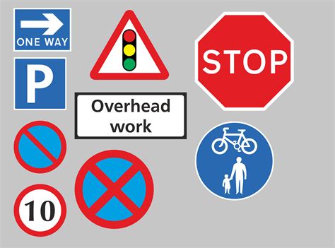 Examples of Road Traffic Signage | Traffic signage, Road traffic ...