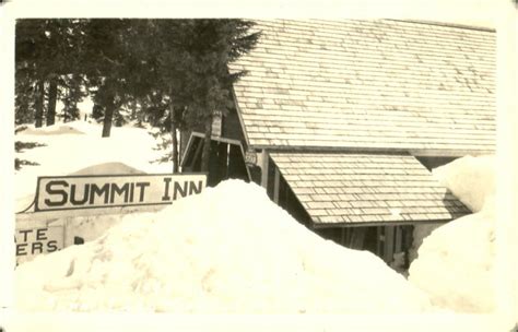 Summit Inn under the snow Snoqualmie Pass, WA