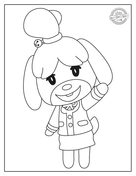 Animal Crossing Coloring Pages | Kids Activities Blog