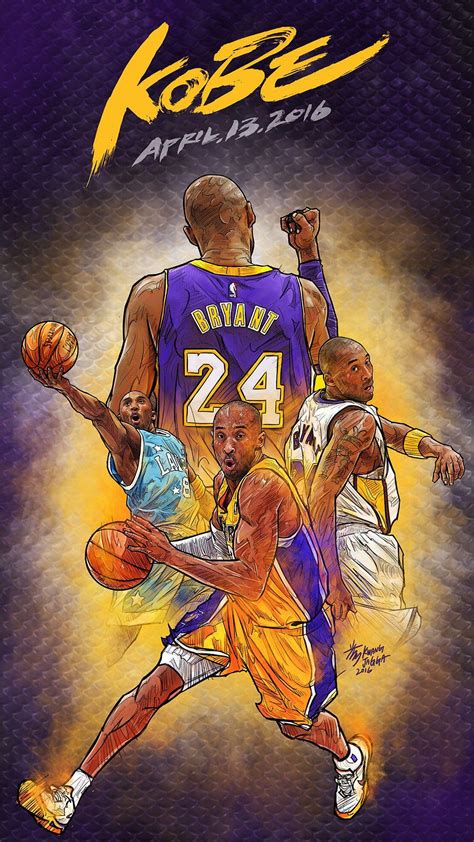 Cartoon Kobe Bryant Wallpapers - Wallpaper Cave