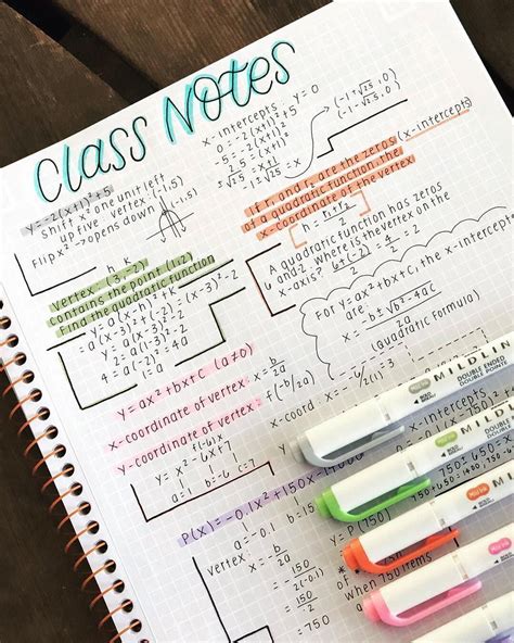 Pin by Sam Smit on Alles in 2020 | Math notes, School organization notes, Notes inspiration