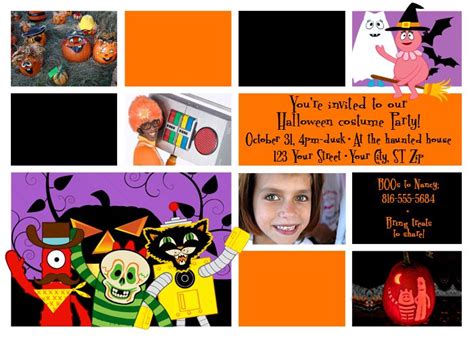 Yo Gabba Gabba Halloween Party Invitation