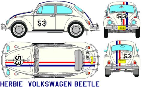 Herbie Volkswagen Beetle by bagera3005 on DeviantArt