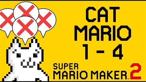 Cat Mario 1-4 - Troll level - Super Mario Maker 2 - YouTube