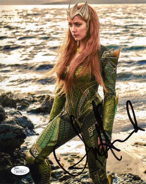 Amber Heard Aquaman Signed 8x10 Photo Certified Authentic JSA COA | Cosplay woman, Actresses ...