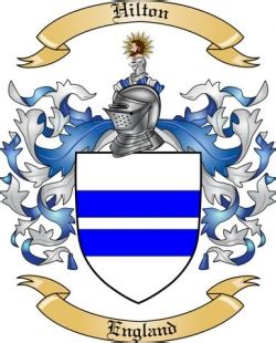 Hilton Family Crest from England by The Tree Maker