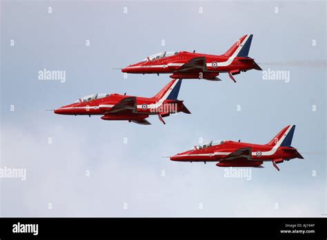 Red Arrows Display Stock Photo - Alamy